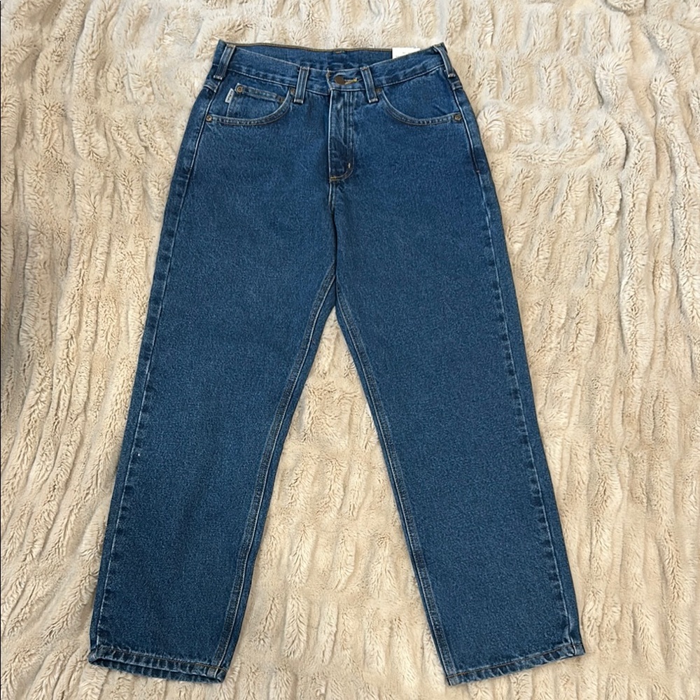 NWT Carhartt relaxed fit tapered leg jeans size 28x28